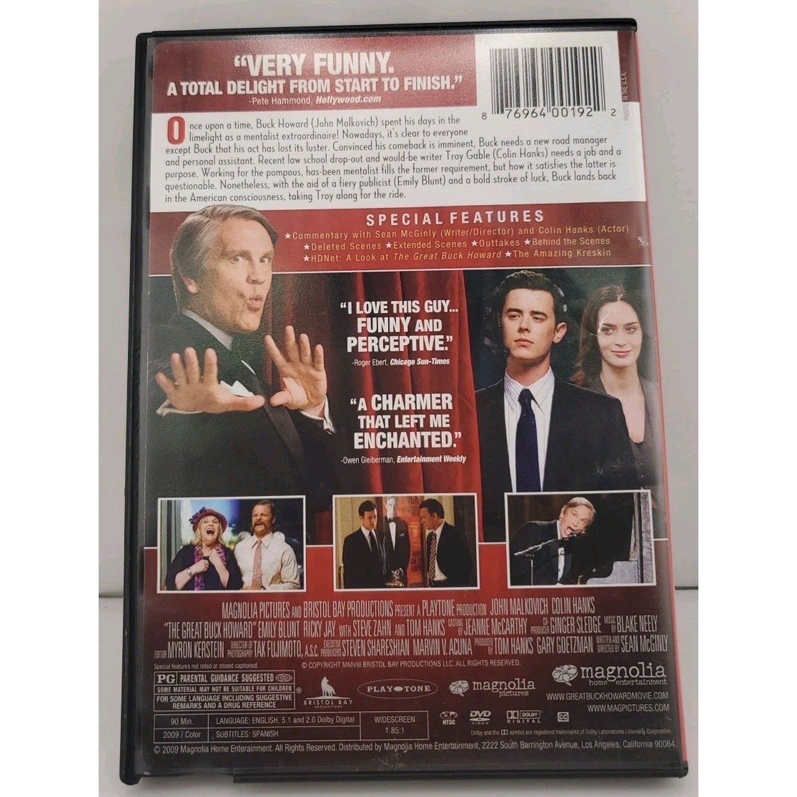 The Great Buck Howard (DVD, 2009)