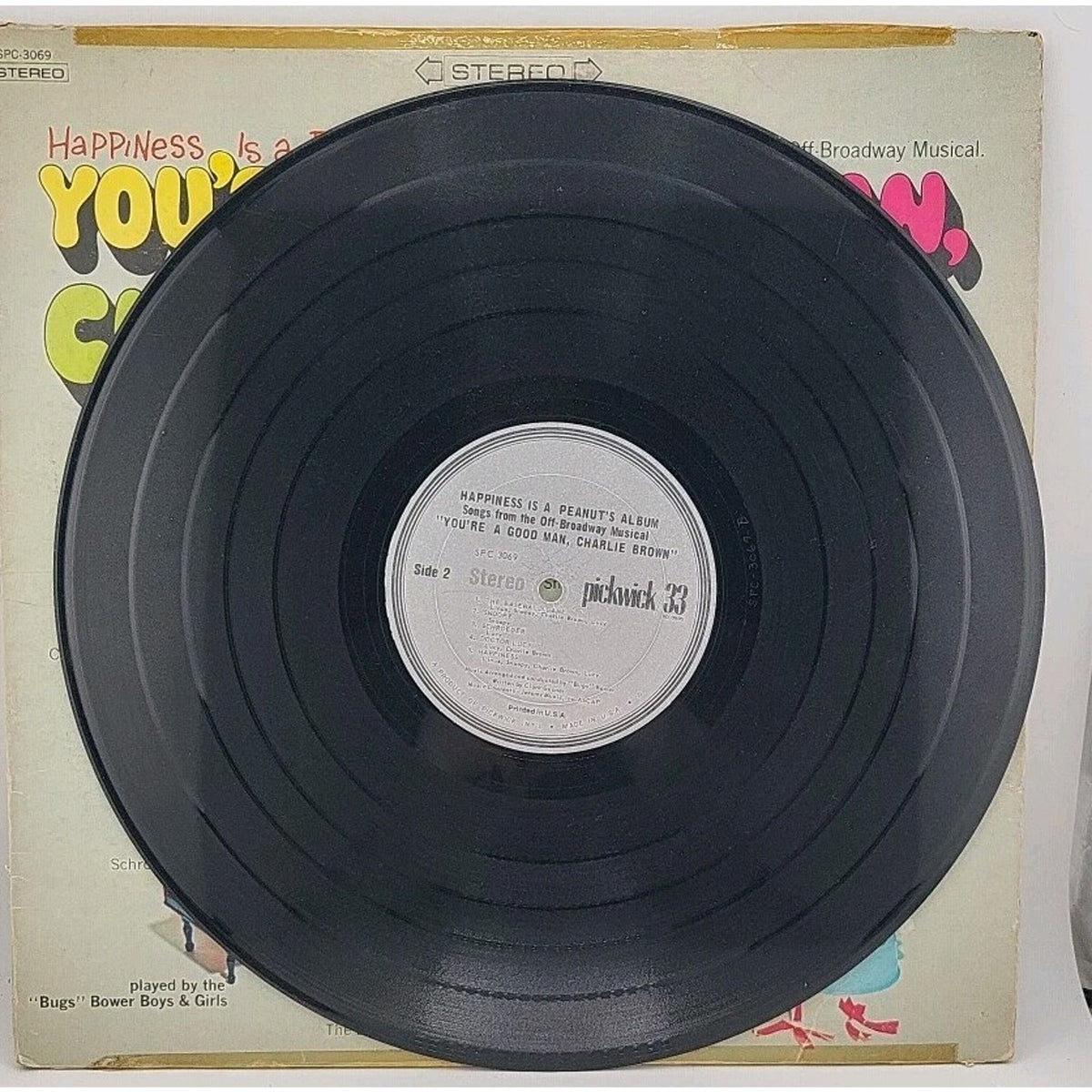 You're a Good Man, Charlie Brown LP 1967 Record Vintage