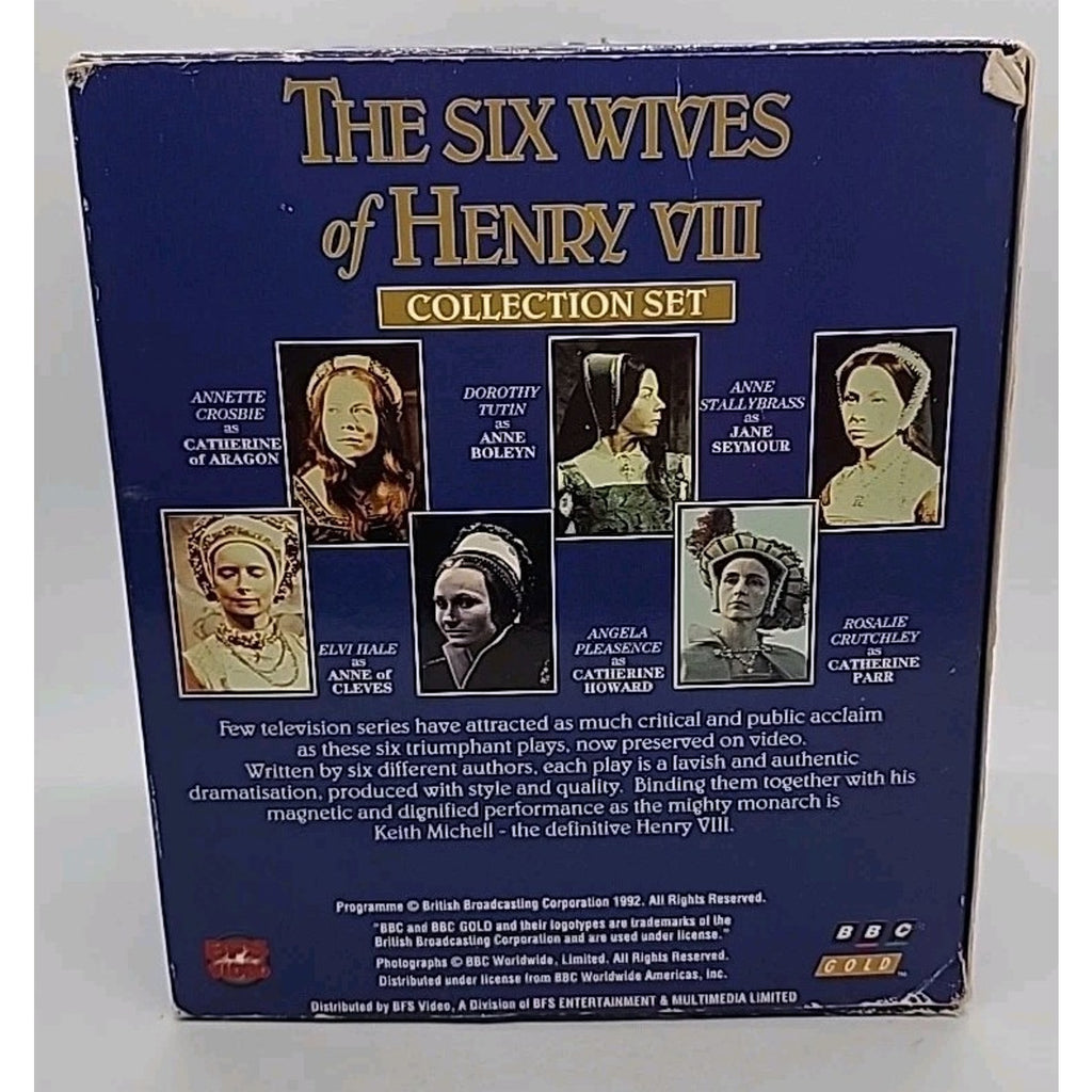 The Six Wives of Henry VIII Complete Set (VHS, 1992, 6-Tape Set)
