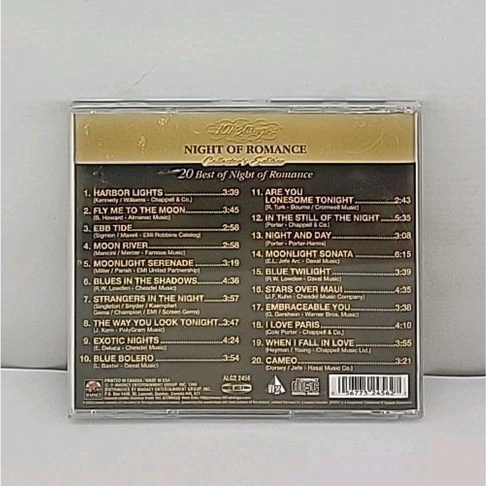 Night of Romance by 101 Strings (CD, 1999)