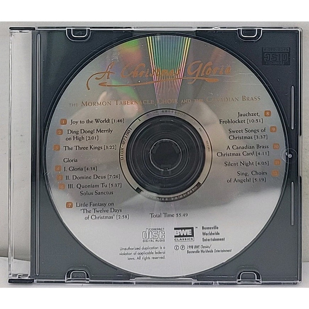 A Christmas Gloria by Mormon Tabernacle Choir (CD, Bwe Acoustic)