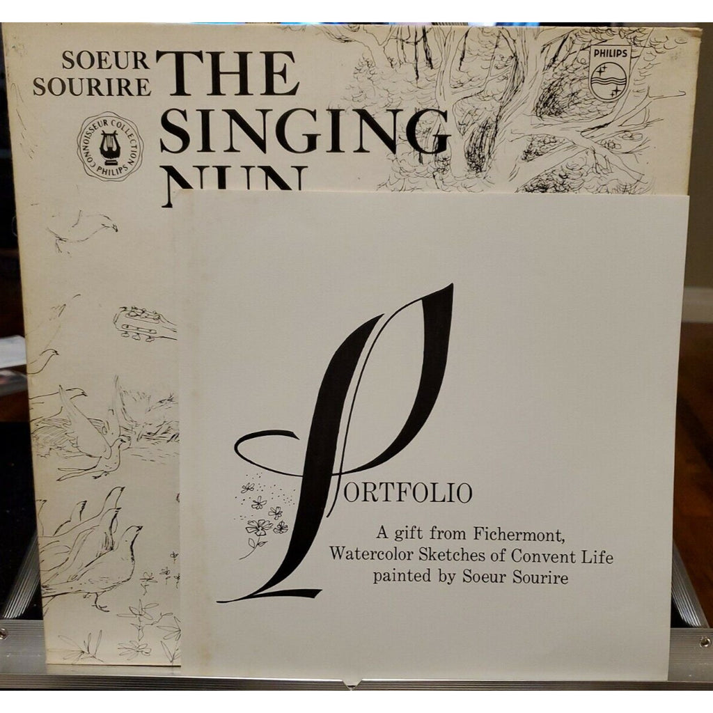 Soeur Sourire, "The Singing Nun" w/ Lyrics/Book, 12" (Record)