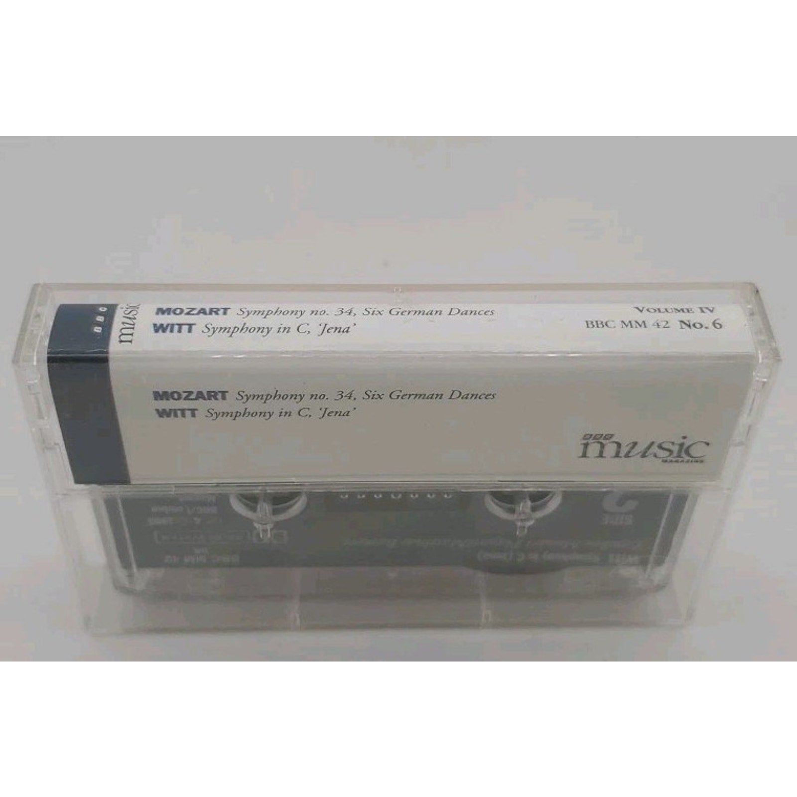 Mozart Symphony No.34 In C, K338 Six German Dances, K600 (Cassette)