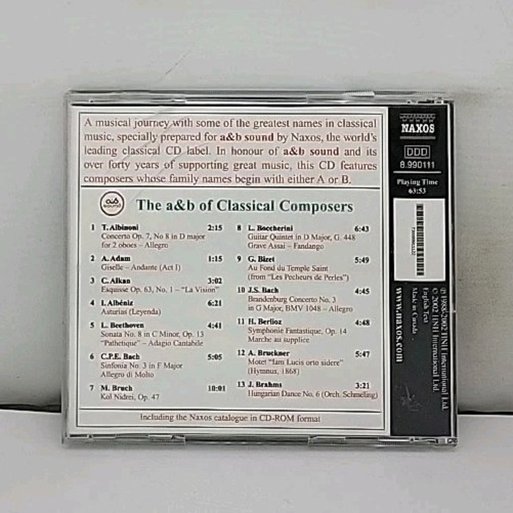 The A&b Of Classical Composers CD