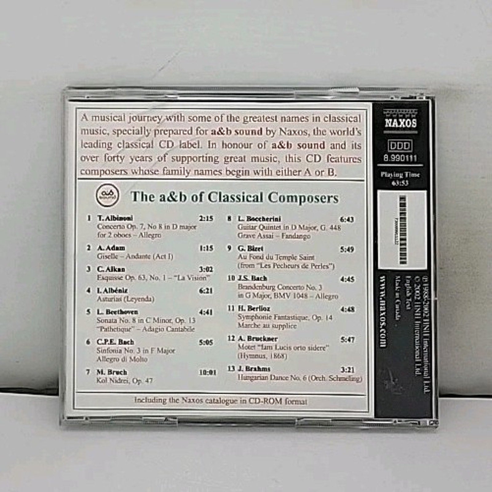 The A&b Of Classical Composers CD