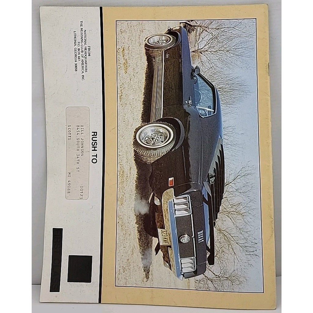 Mustang Times Magazine - Mustang Club Of America - November 1981 - Vol. 5 No. 11