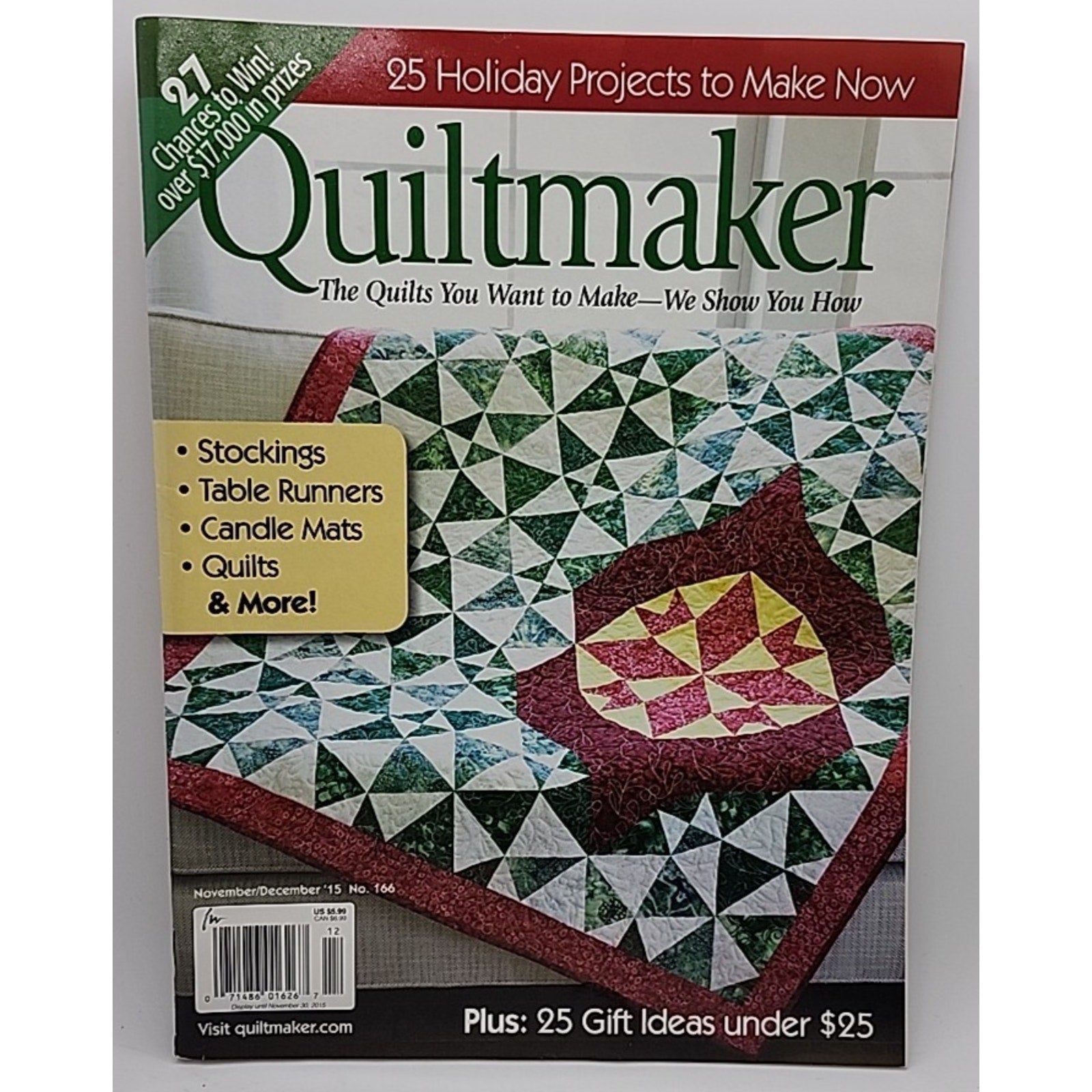 Quiltmaker Magazine November/December 2015