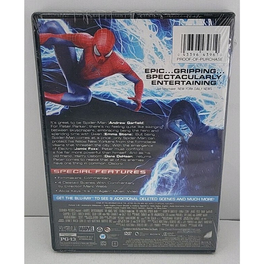 The Amazing Spider-Man 2 (DVD, 2014) *Brand New*