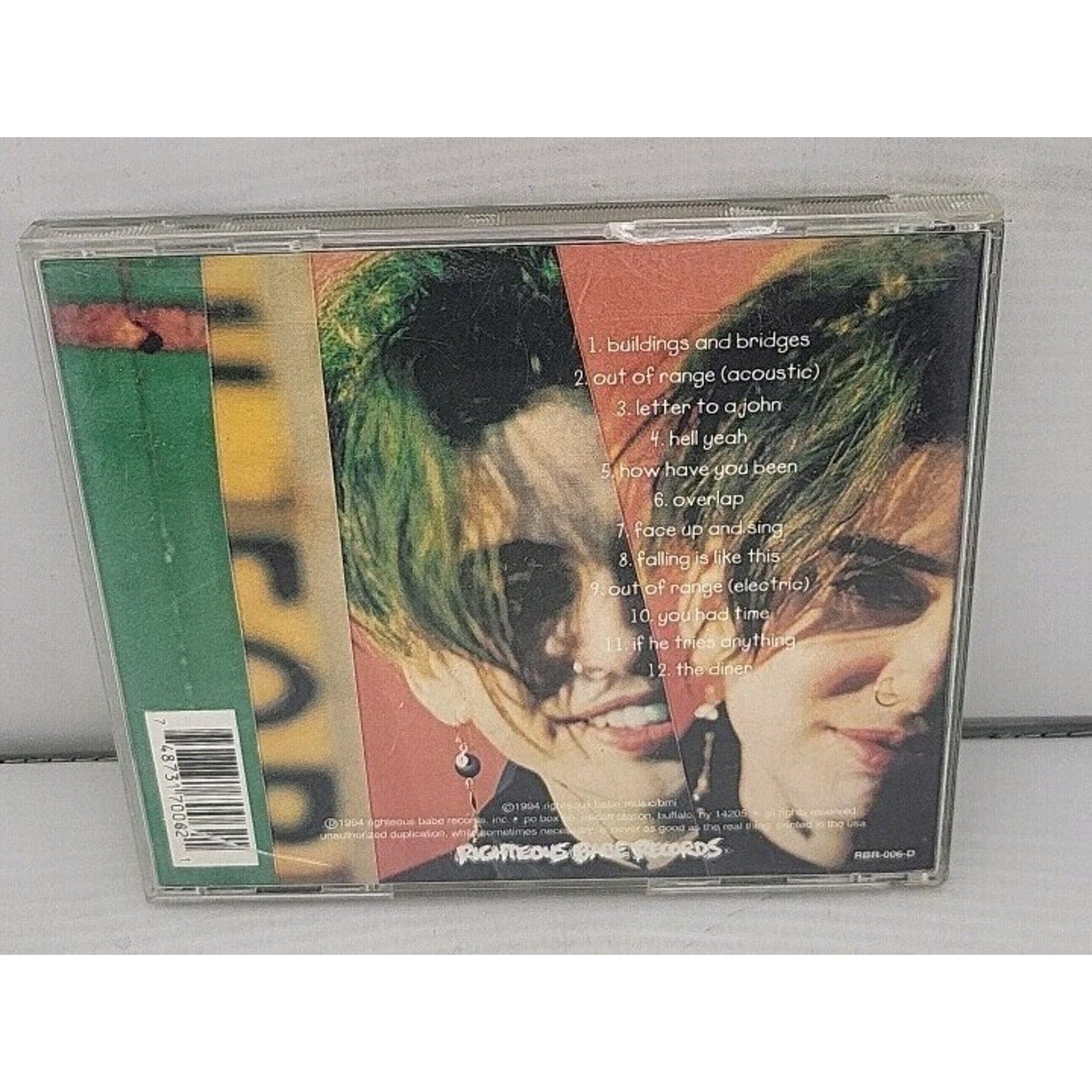 Out of Range by Ani Difranco (CD, 1994)