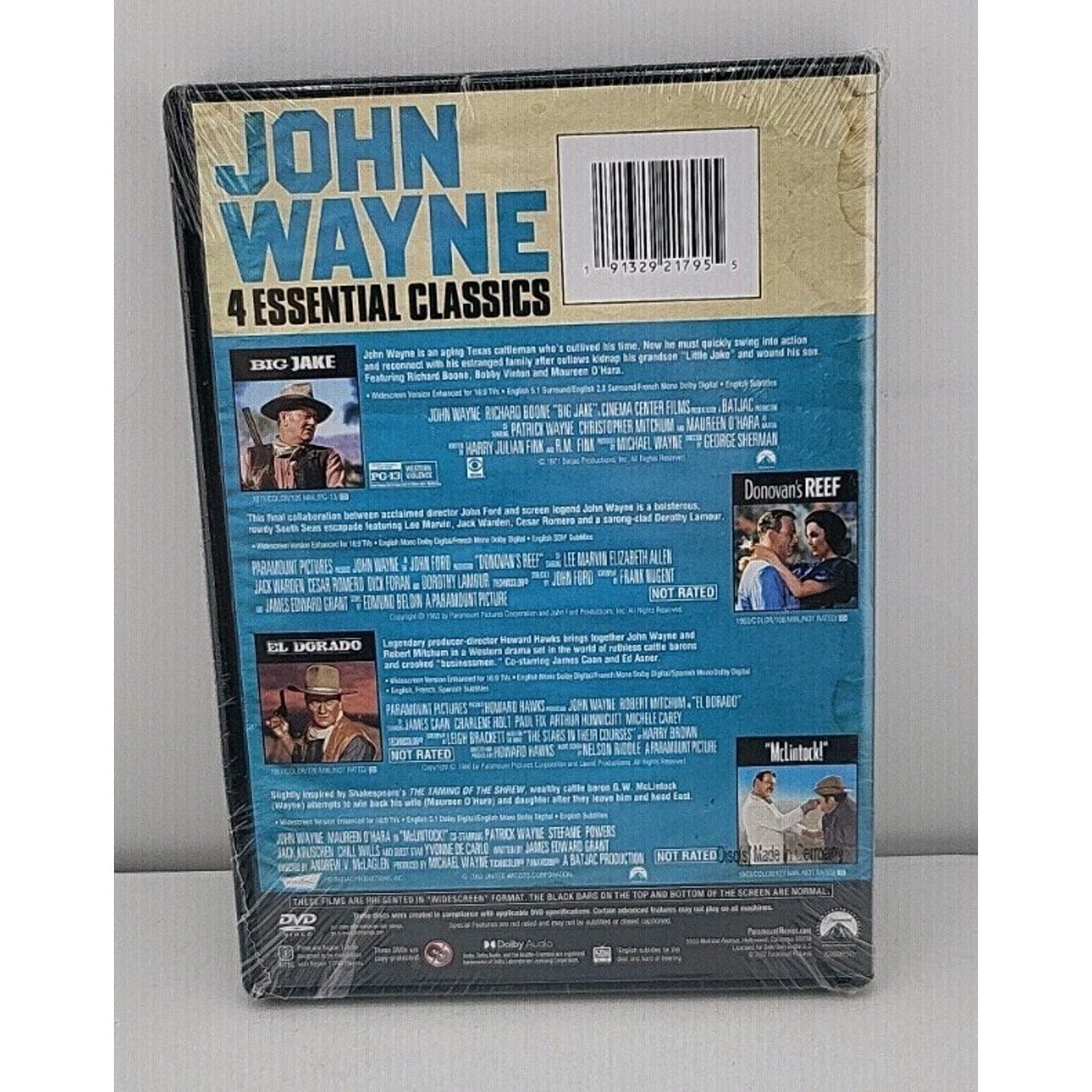 John Wayne 4 Essential Classics DVD *Brand New*