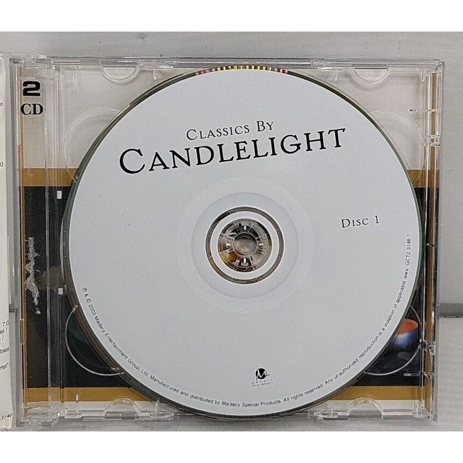 Classics by Candlelight by Vivaldi / Rachmanioff / Debussy (CD, 2004)