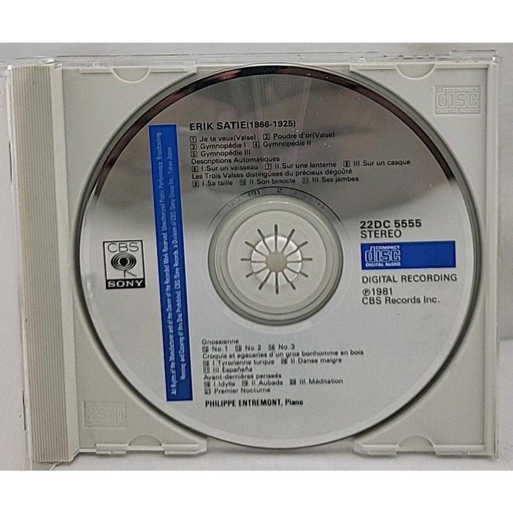 Erik Satie: Je Te Veux / Entremont CD