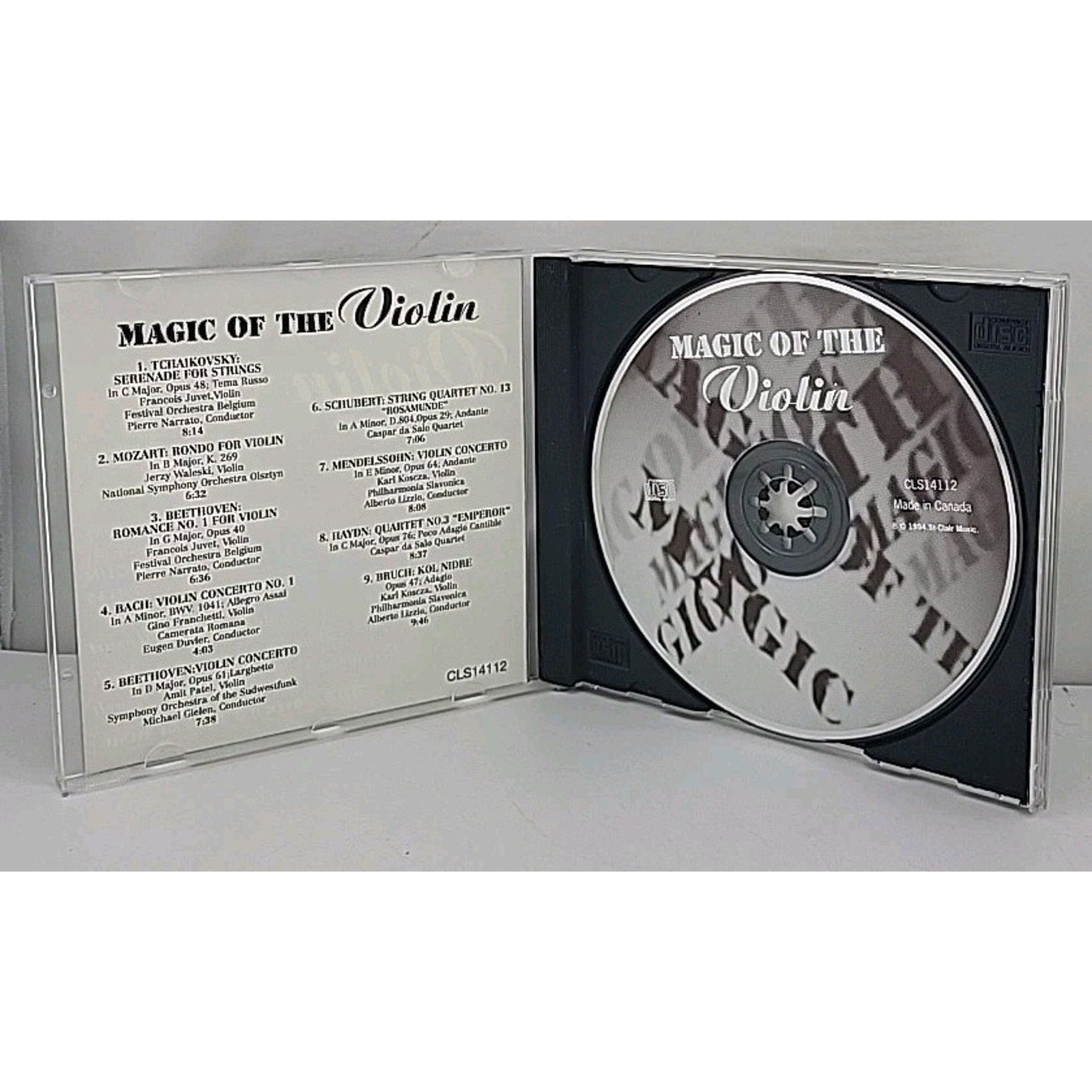 Magic of the Violin CD a Treasure of Immortal Violin Masterpieces