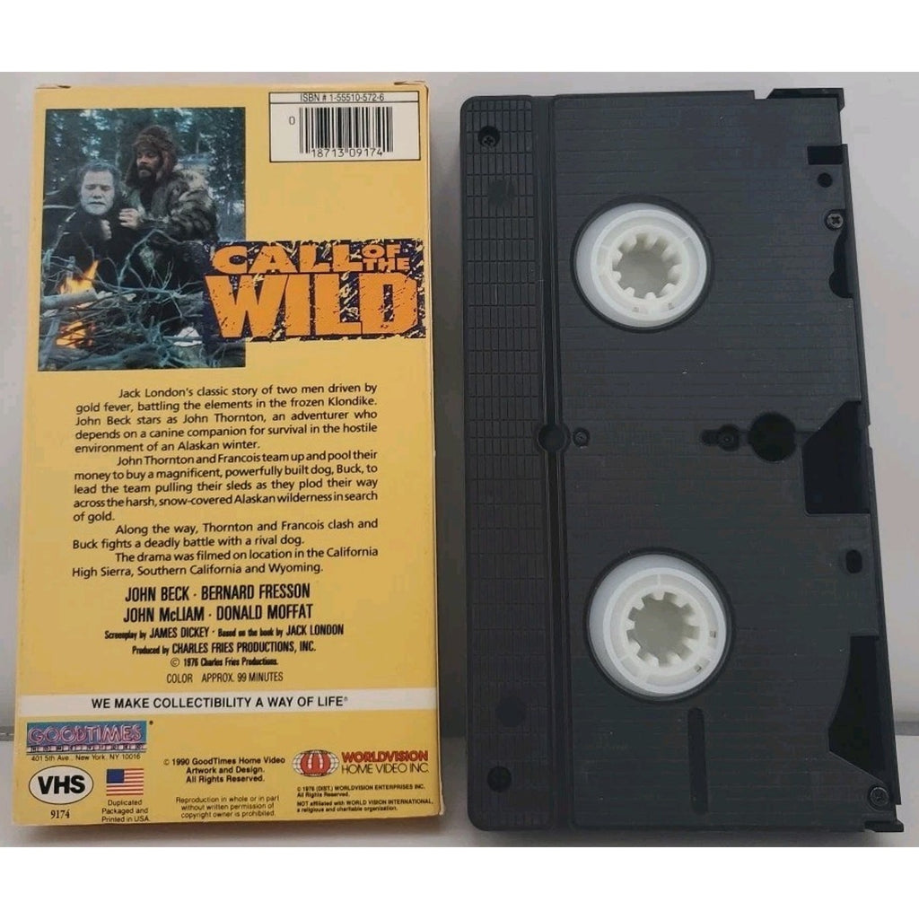 Call Of The Wild (VHS, 1990 Good Times Video)
