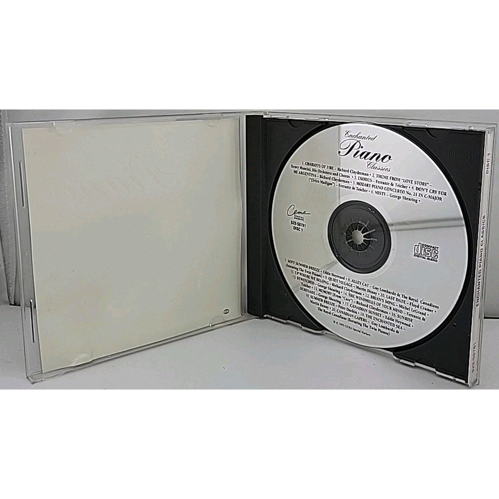 Enchanted Piano Classics 3-CD Set 1993 CEMA Special Markets Classical