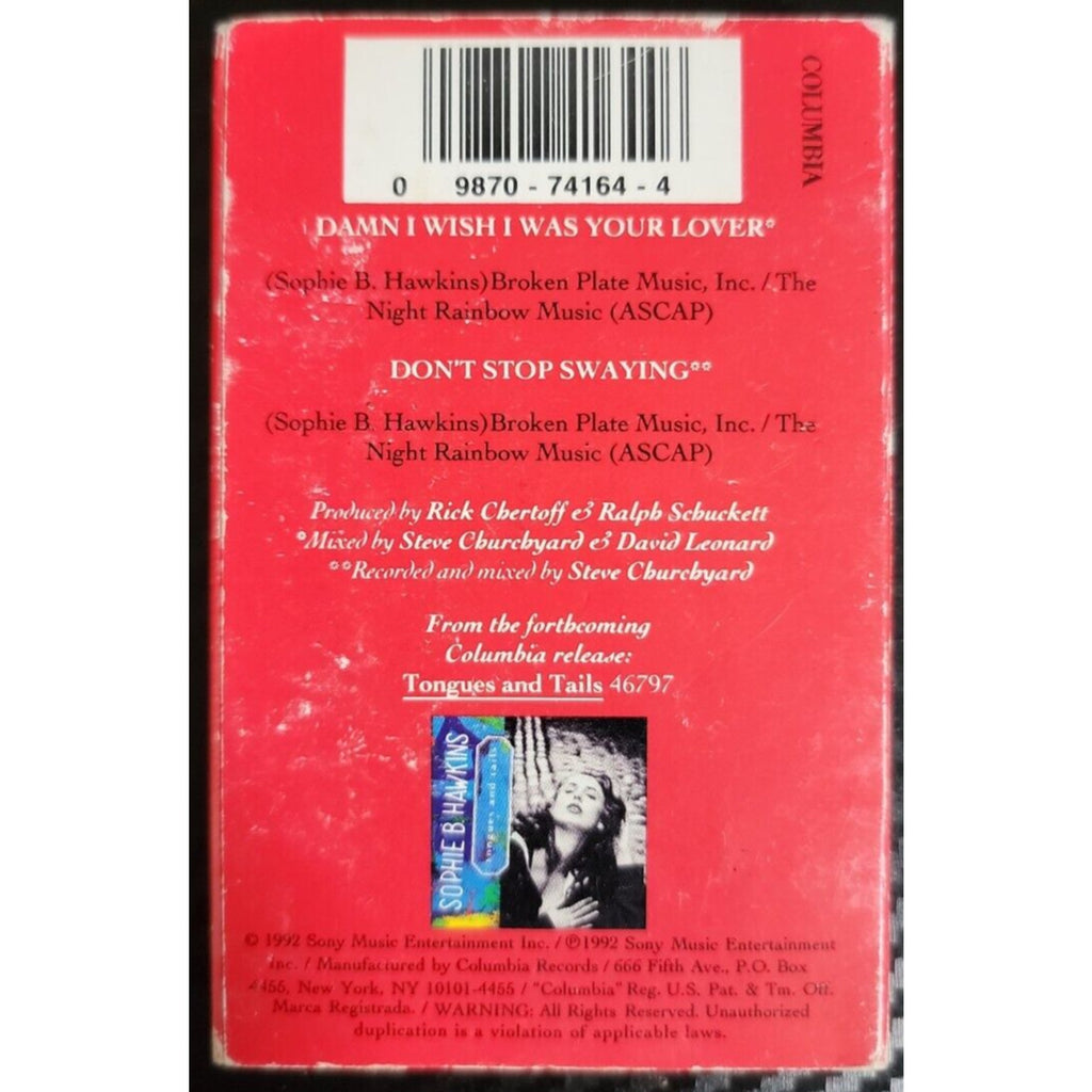 Damn I Wish I Was Your Lover [Single] [Single] by Sophie B. Hawkins...