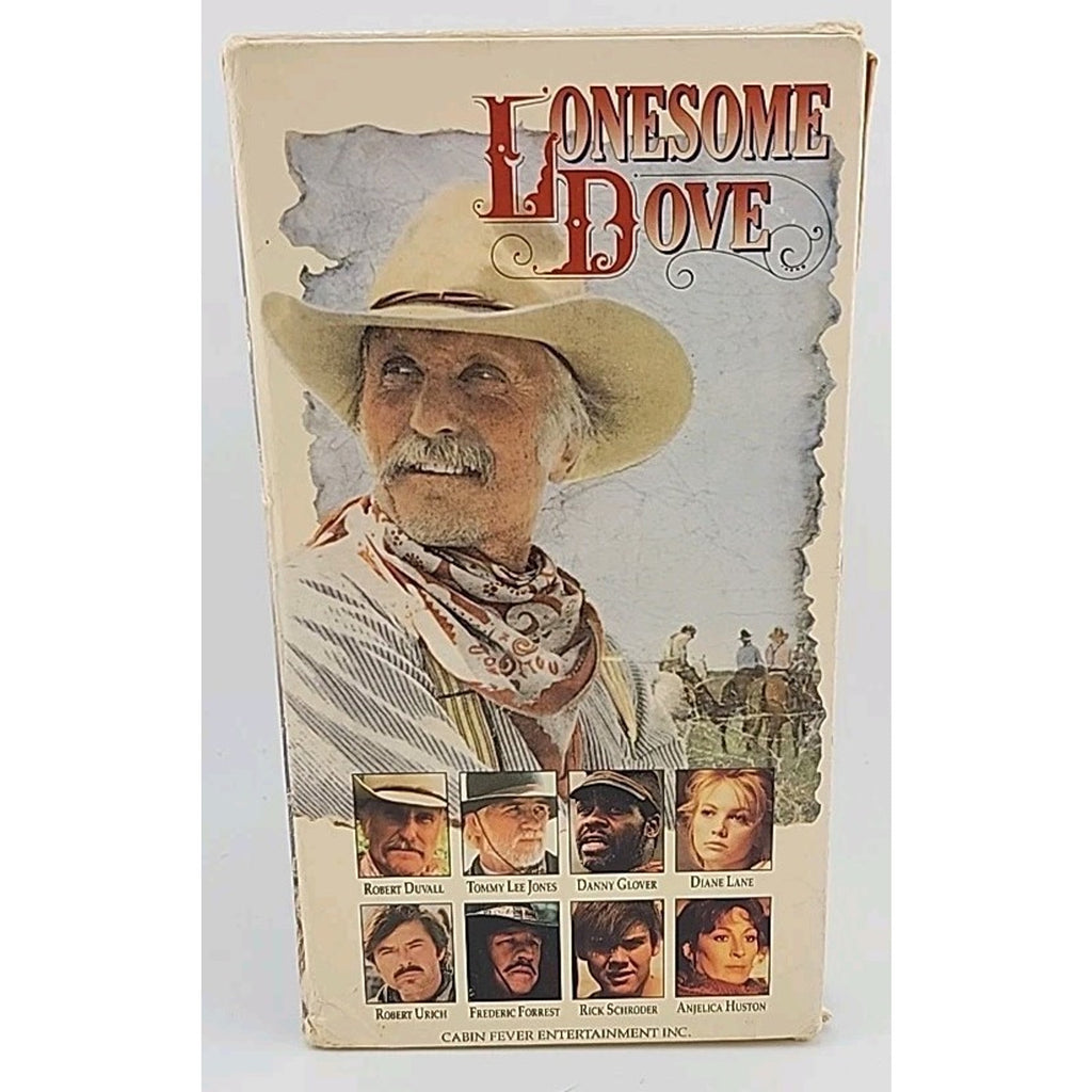 Lonesome Dove VHS Boxed Set Collectors Edition 1991 4 Parts
