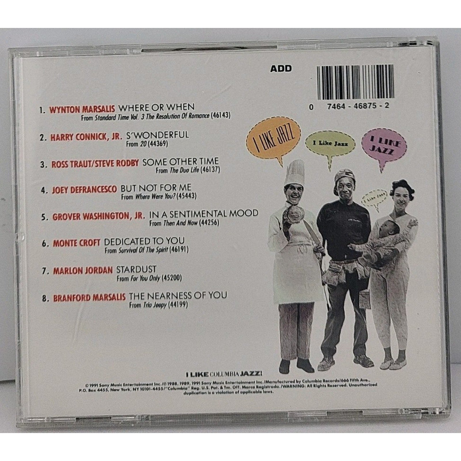 I Like Jazz [1991] by Various Artists (CD, Jan-1991, Columbia (USA))