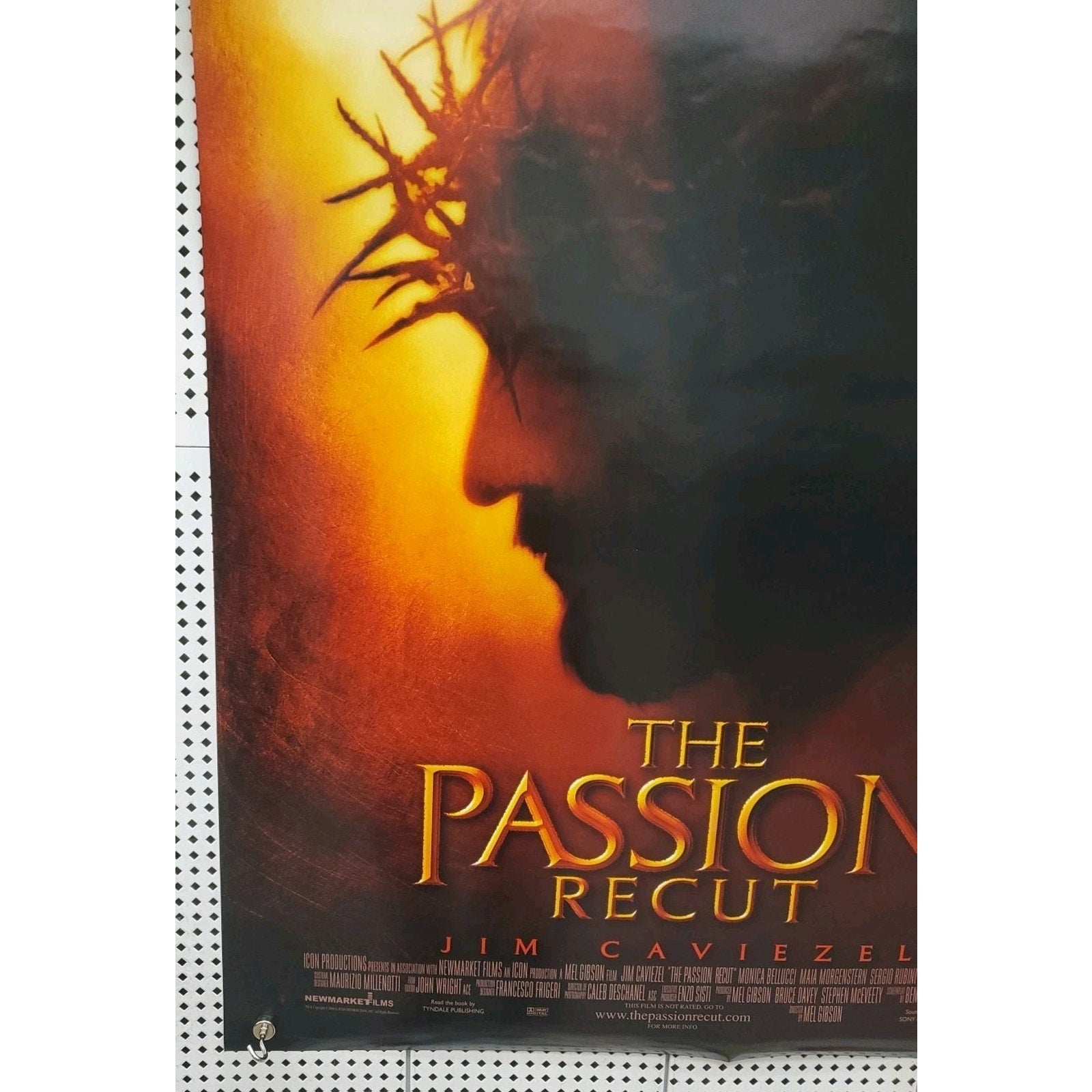 The Passion Recut Original One Sheet Movie Poster - 2004 - Mel Gibson 27x40