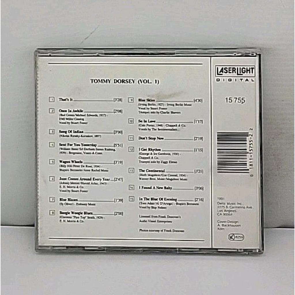 Tommy Dorsey, Vol. 1 by Tommy Dorsey (Trombone) (CD, Oct-1991, Laserlight)