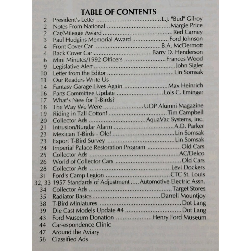 Early Bird Magazine March-April 1992