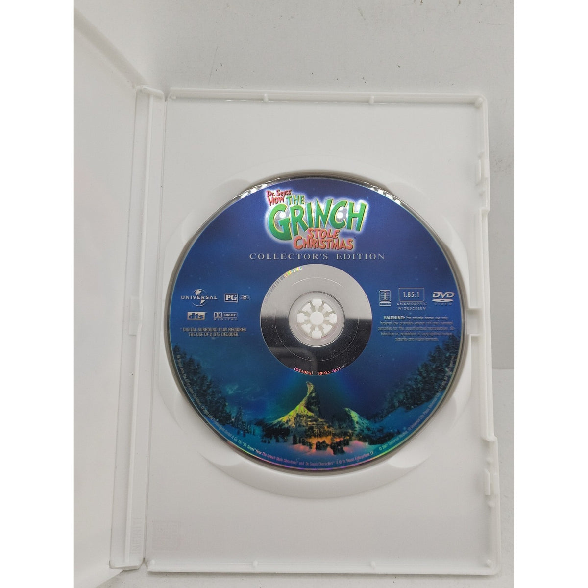 Dr. Seuss' How the Grinch Stole Christmas (DVD, 2000,Widescreen)