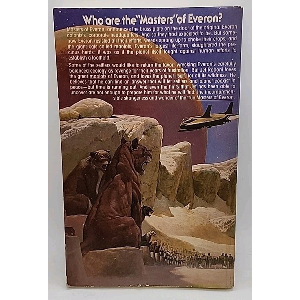 Masters of Everon Book Gordon R. Dickson Ace