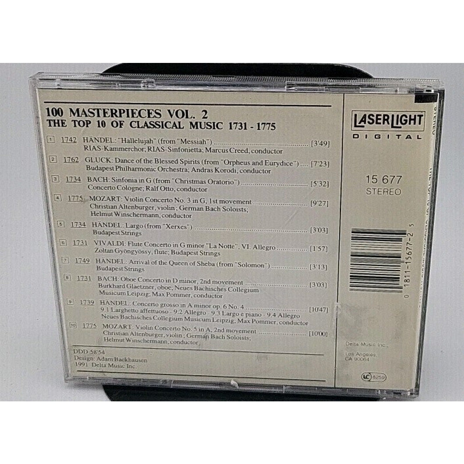 100 Masterpieces Vol. 2-1731-1775 by Various (CD, 1991)