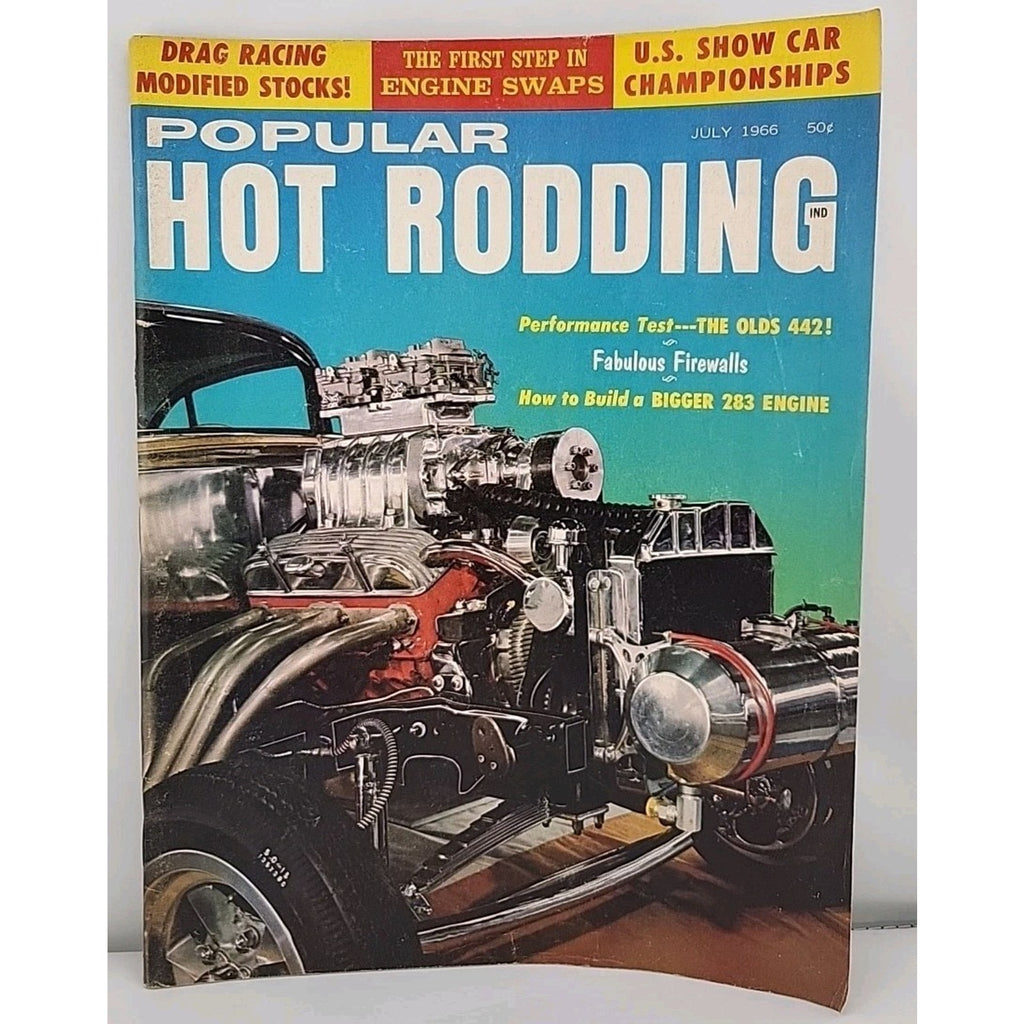 Popular Hot Rodding Magazine July 1966