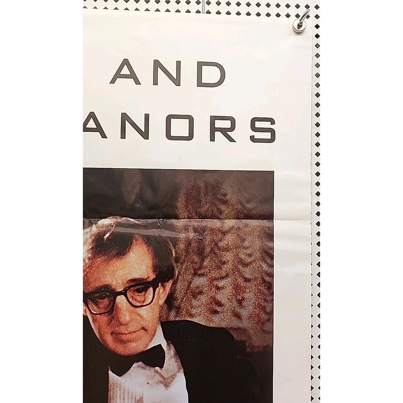 Crimes And Misdemeanors Movie Poster 1989 27x40 Folded