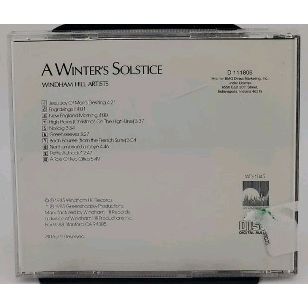 A Winter's Solstice, Vol. 1 by Various Artists (CD, Sep-2003, Windham Hill)