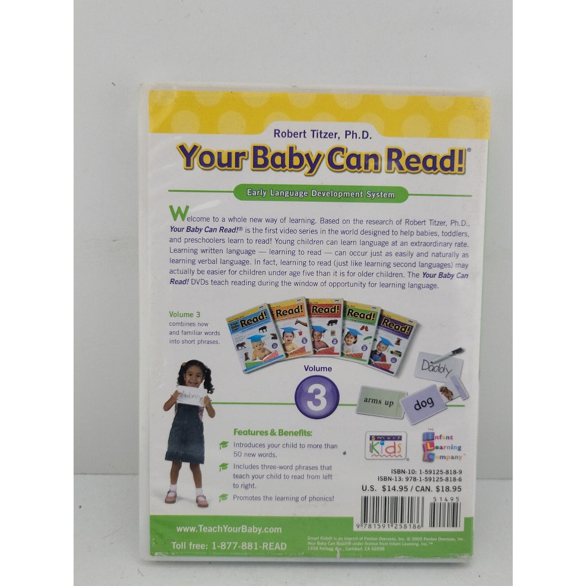Your Baby Can Read! Early Language Development System DVD