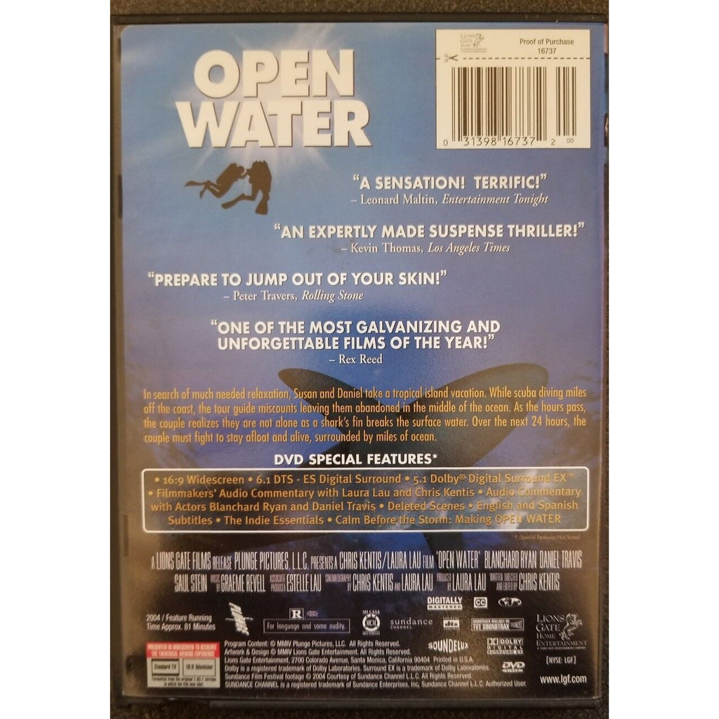 Open Water (DVD,2004)