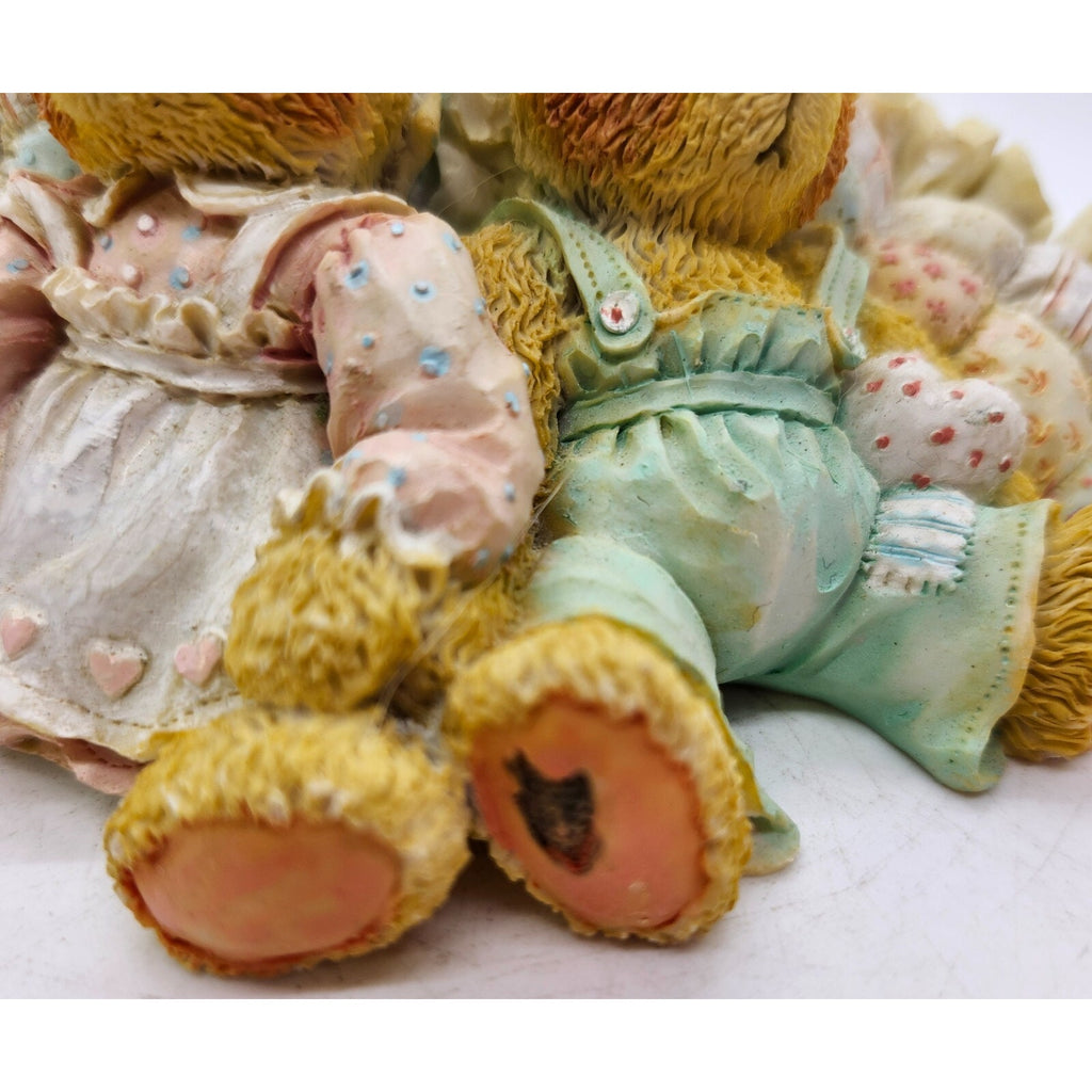 Cherished Teddies 910775 "Michelle and Michael "Friendship Is A Cozy Feeling"