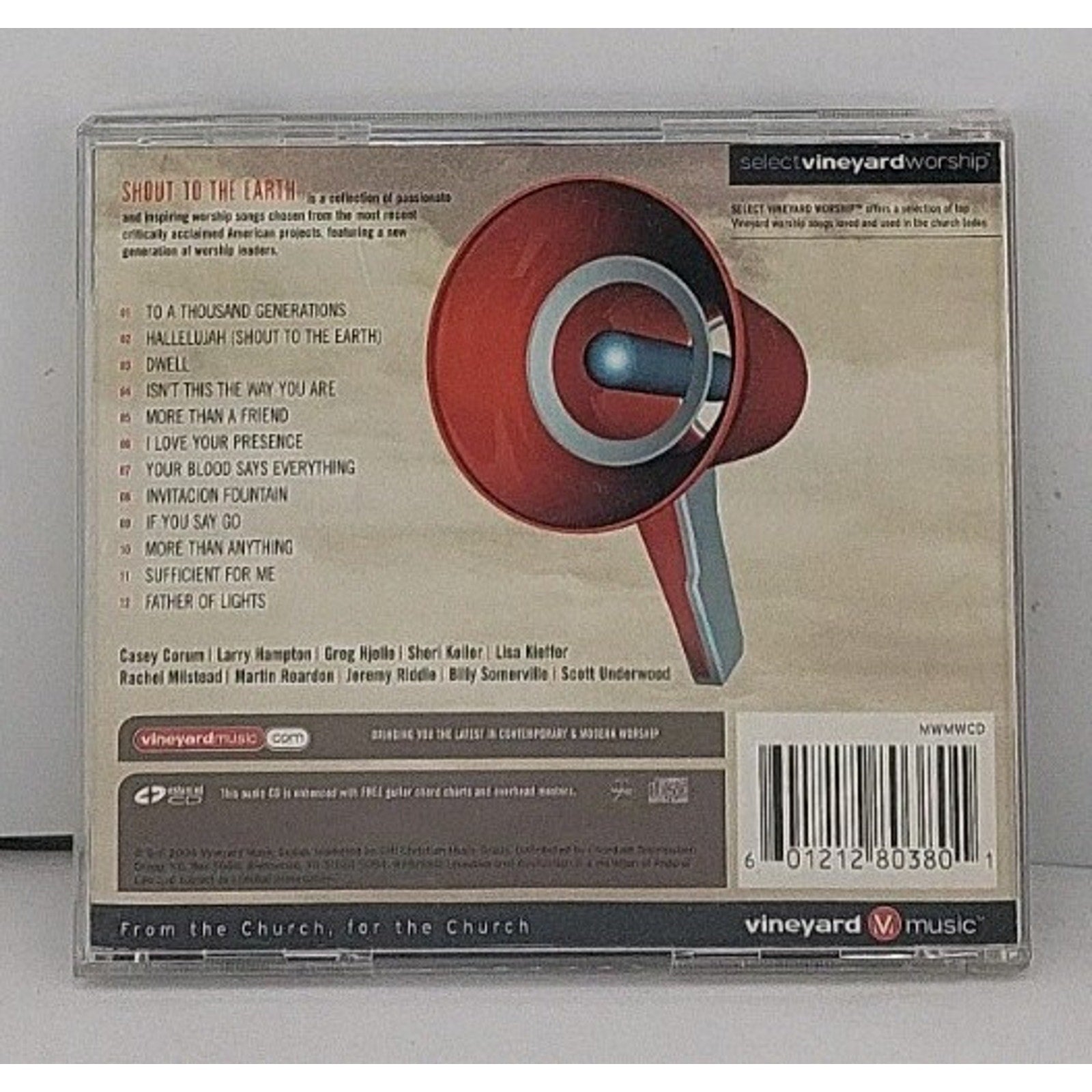 Shout to the Earth CD Select Vineyard Worship