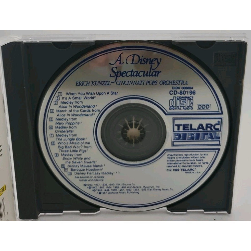 Disney Spectacular by Erich Kunzel (CD, 1989)