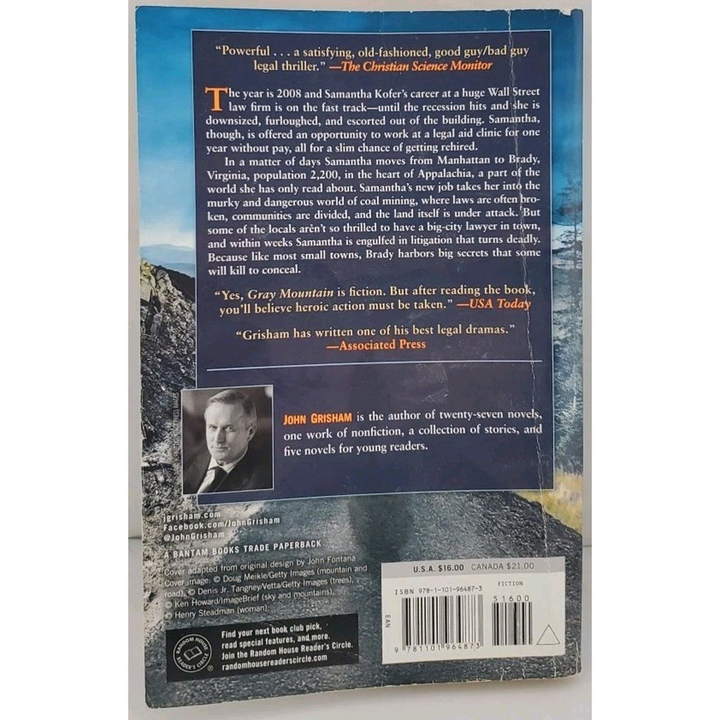 Gray Mountain : A Novel by John Grisham (2015, Trade Paperback)