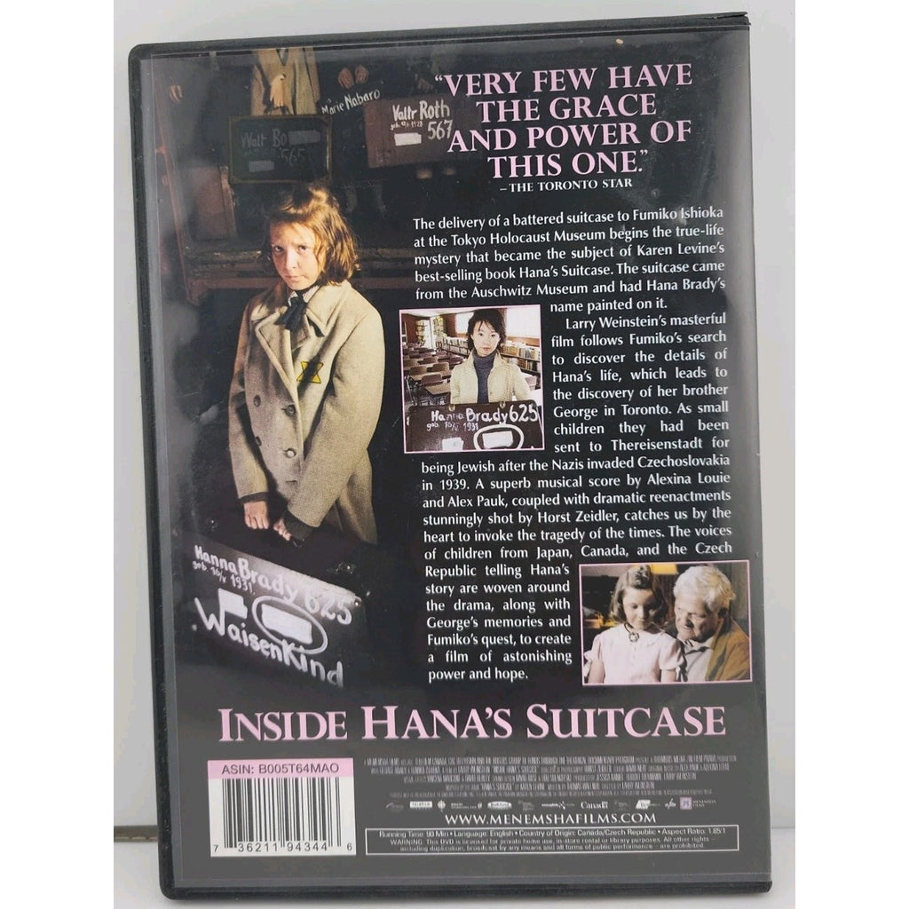 Inside Hana's Suitcase (DVD, 2009)
