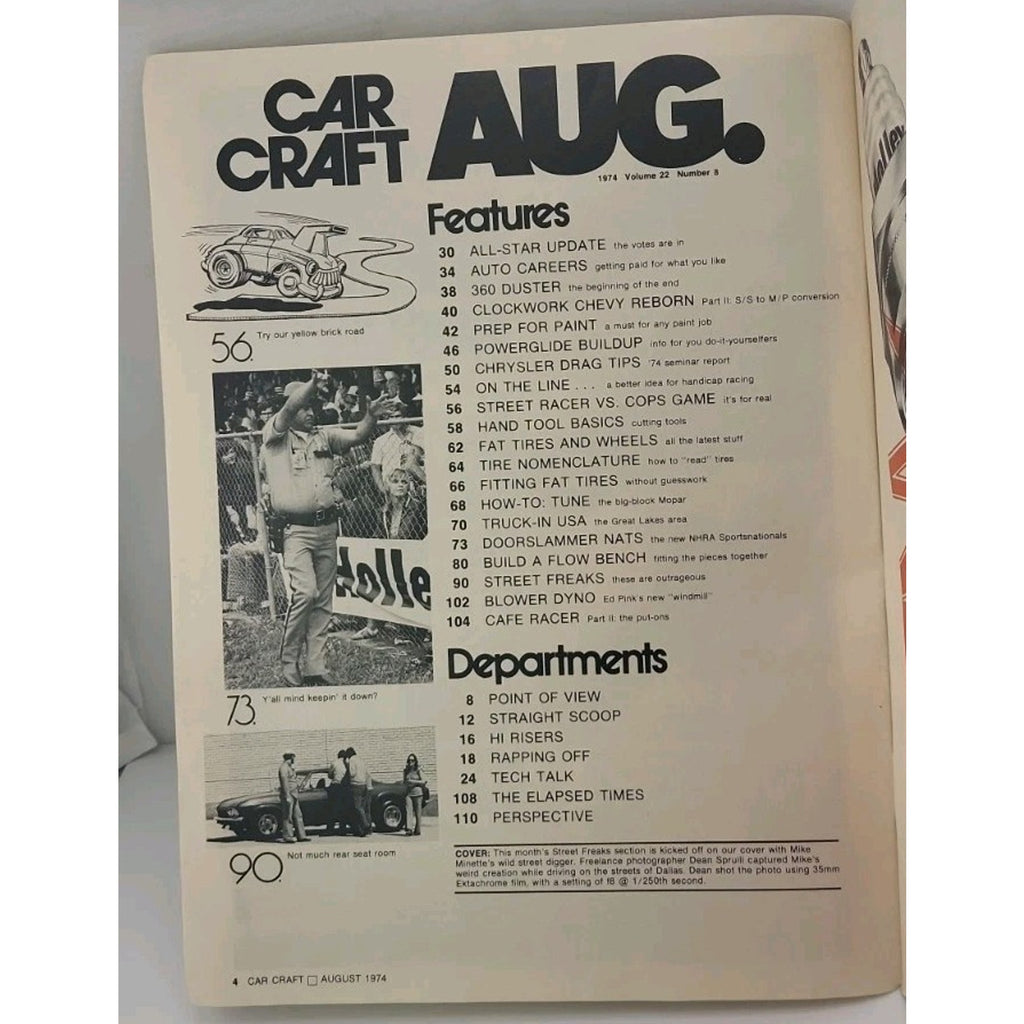Car Craft Magazine - August 1974 - Volume 22 Number 8