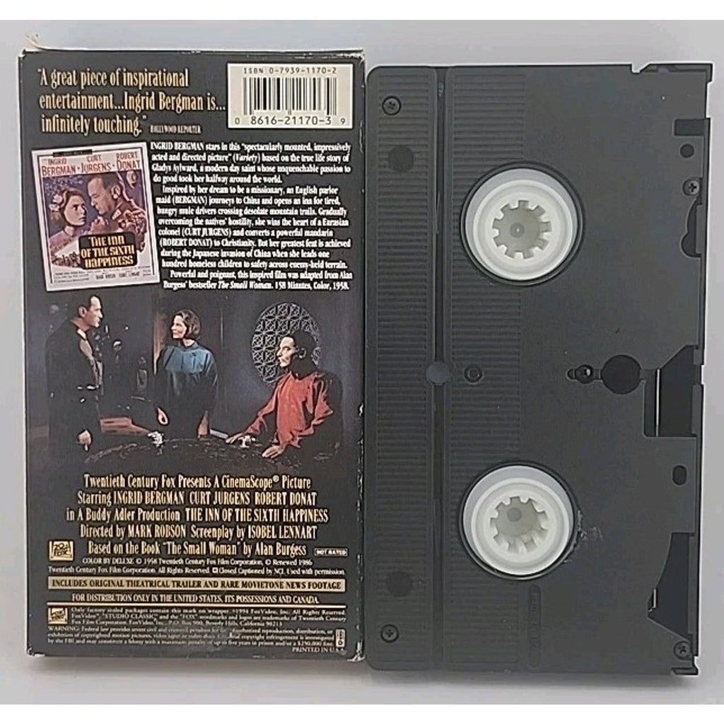 The Inn of the Sixth Happiness (VHS, 1994)