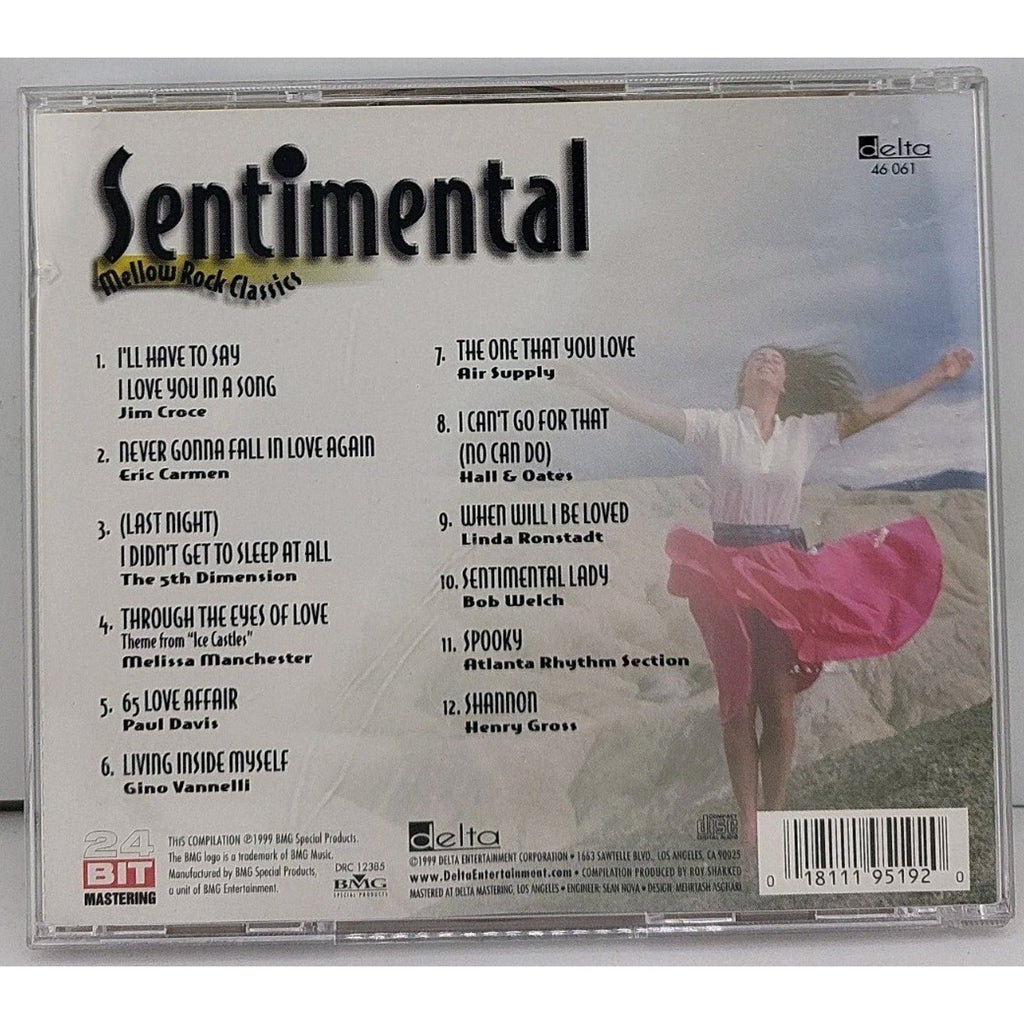 Sentimental by Various (CD, 1999)