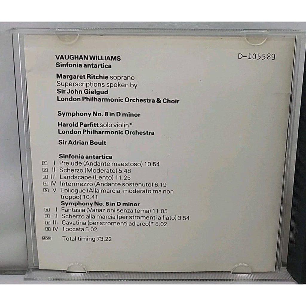 Vaughan Williams: Symphony No. 8 - CD