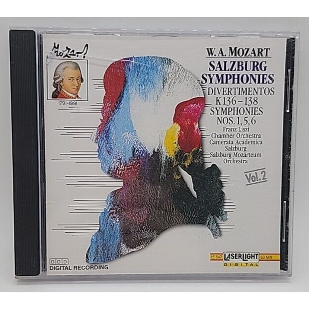 Sym 1/5/6/Divert K136-138 by W.A. Mozart (CD, 1990)