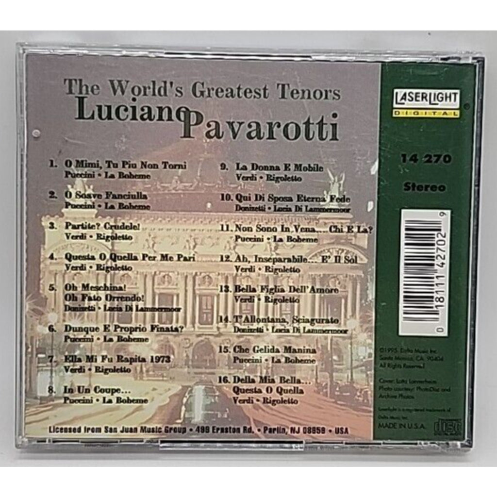 Vol. 3-World's Greatest Tenors by Luciano Pavarotti (CD, 1995)