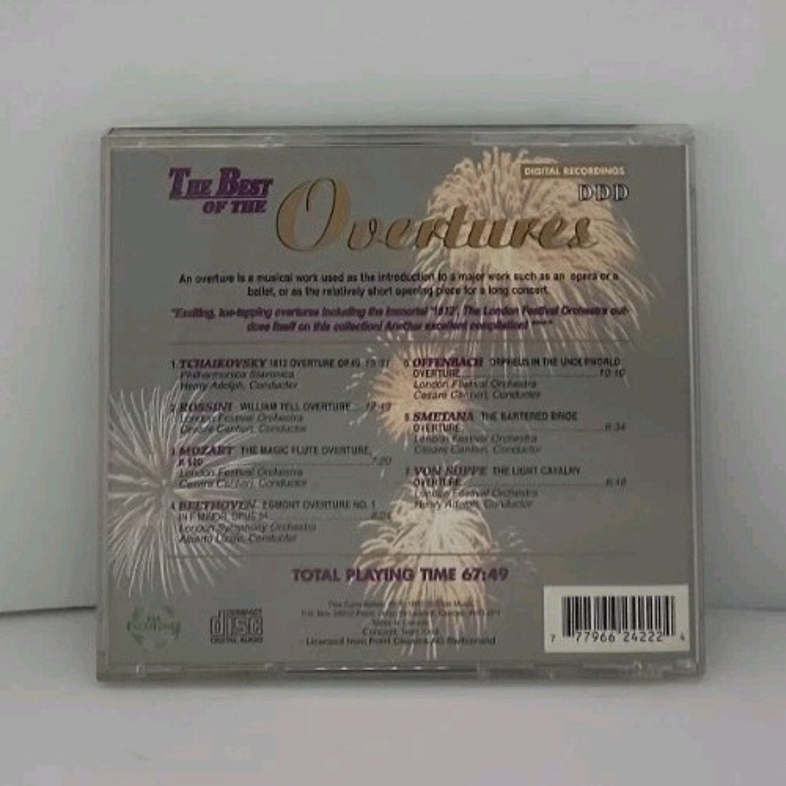 The Best Of The Overtures - Music CD - 1995 - Digital Recordings - Music CD