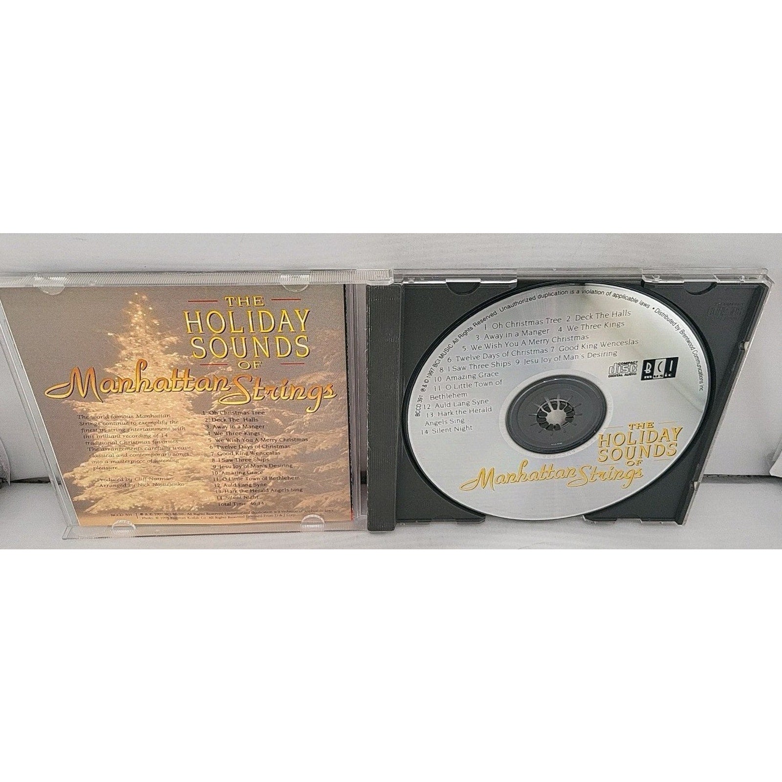 Holdiay Sounds of Manhattan St by Manhattan Strings (CD, 1999)