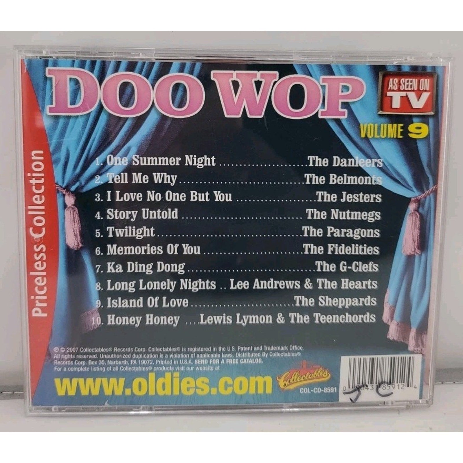 Doo Wop As Seen on TV, Vol. 9 by Various (CD, 2008)