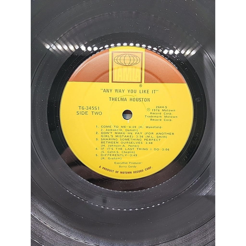 Thelma Houston - Any Way You Like It - Tamla Records LP