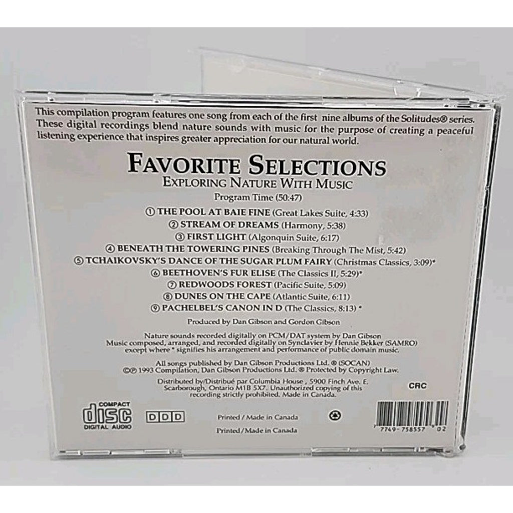 Dan Gibson's Solitudes: Favorite Selections - Exploring Nature with Music (CD)