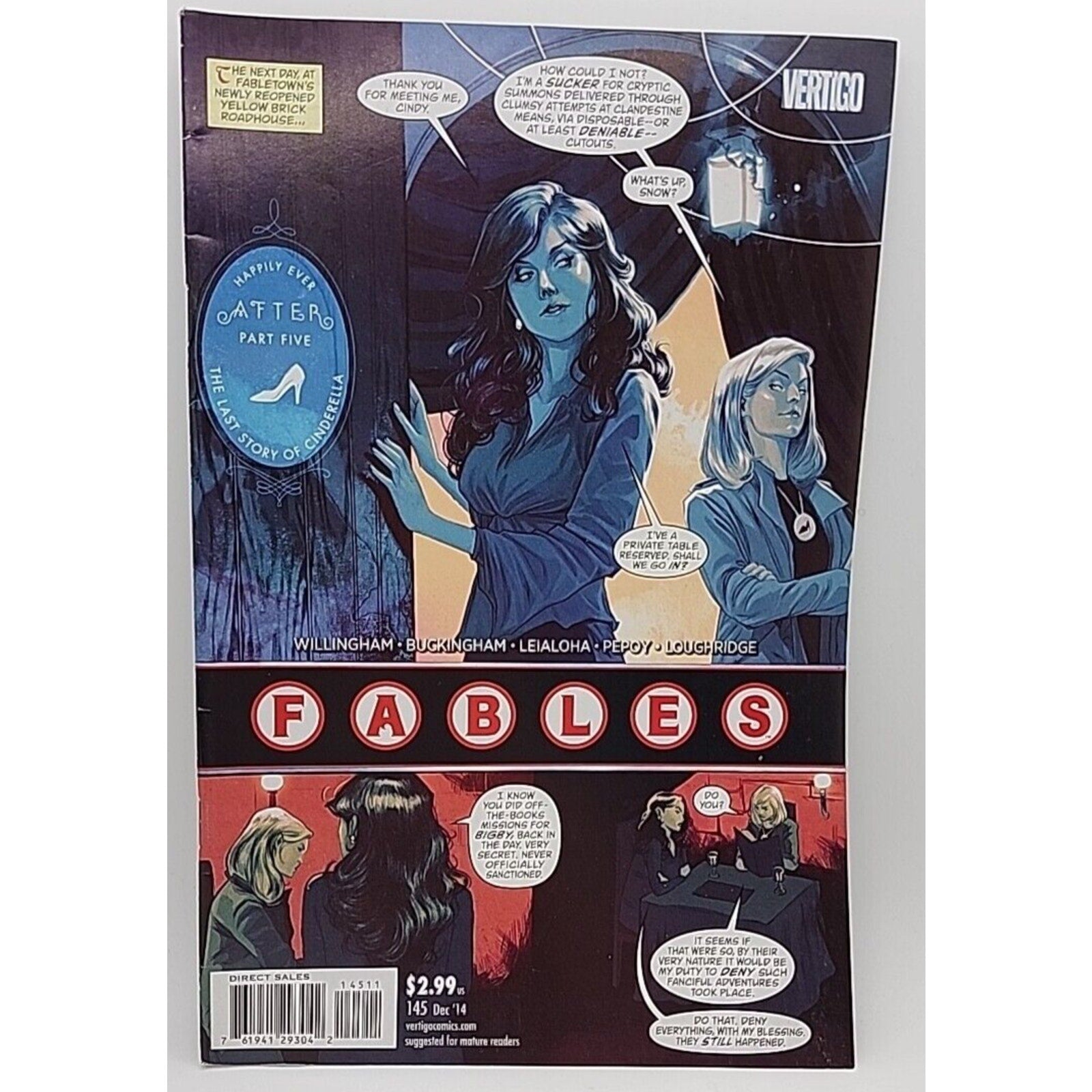 Fables #145 2014 Vertigo Comic Book